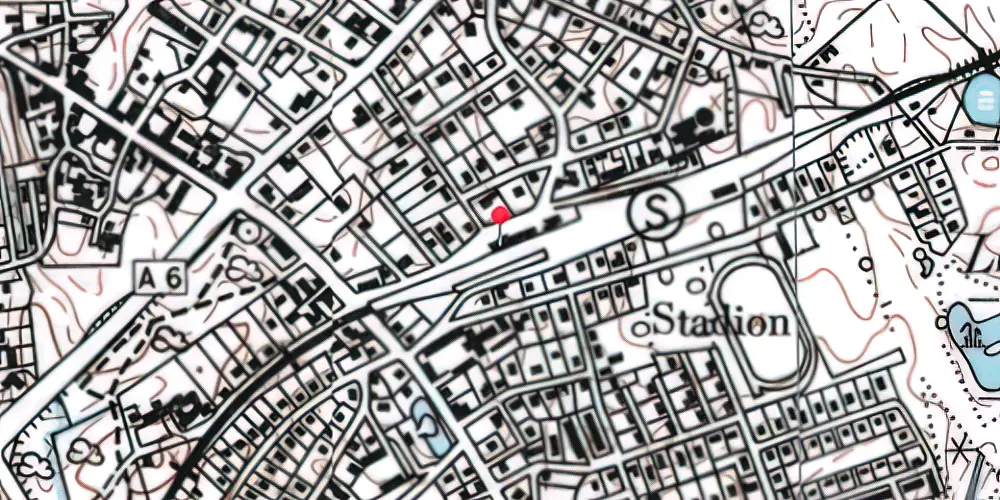 Historisk kort over Fredensborg Station