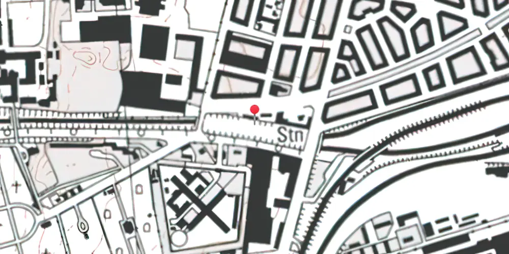 Historisk kort over Frederiksberg Trinbræt Historisk kort over Frederiksberg Trinbræt