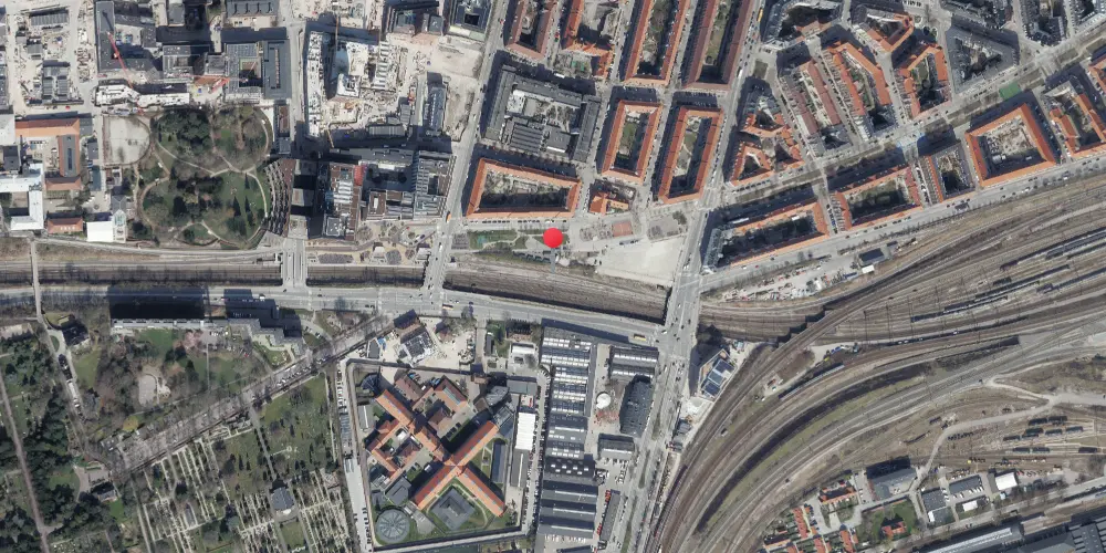 Historisk kort over Frederiksberg Trinbræt Historisk kort over Frederiksberg Trinbræt