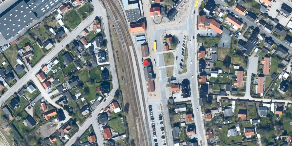 Historisk kort over Frederiksværk Station Historisk kort over Frederiksværk Station