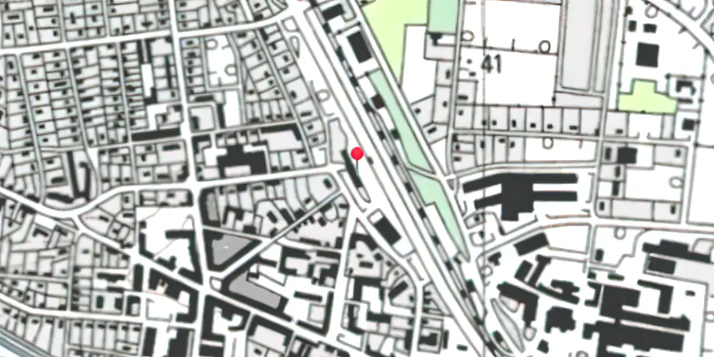 Historisk kort over Grindsted Station Historisk kort over Grindsted Station