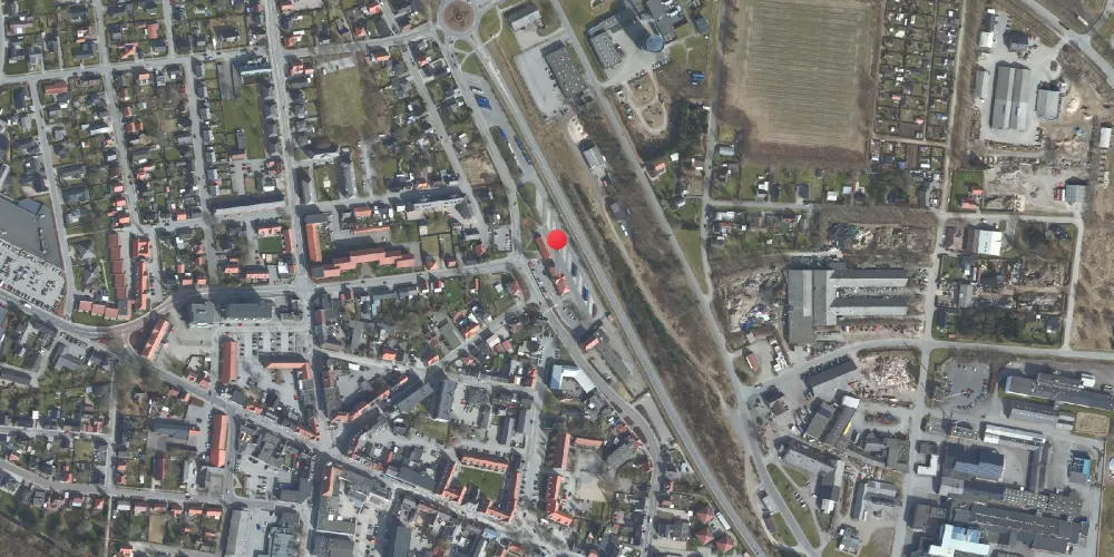 Historisk kort over Grindsted Station Historisk kort over Grindsted Station