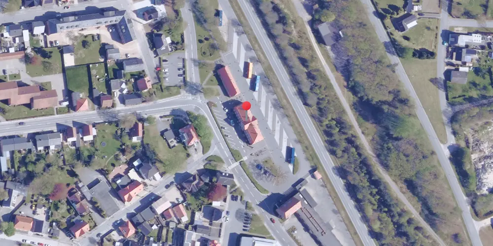 Historisk kort over Grindsted Station Historisk kort over Grindsted Station