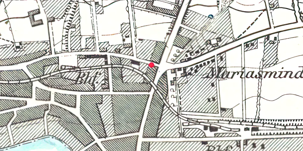 Historisk kort over Haderslev By Station Historisk kort over Haderslev By Station