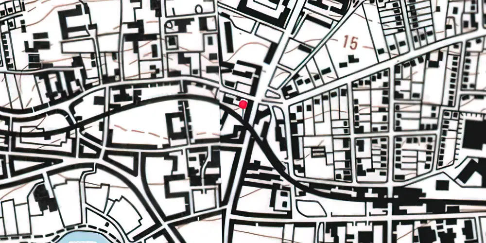Historisk kort over Haderslev By Station Historisk kort over Haderslev By Station