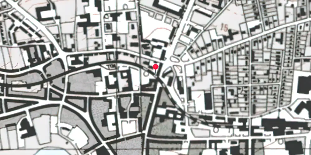 Historisk kort over Haderslev By Station Historisk kort over Haderslev By Station