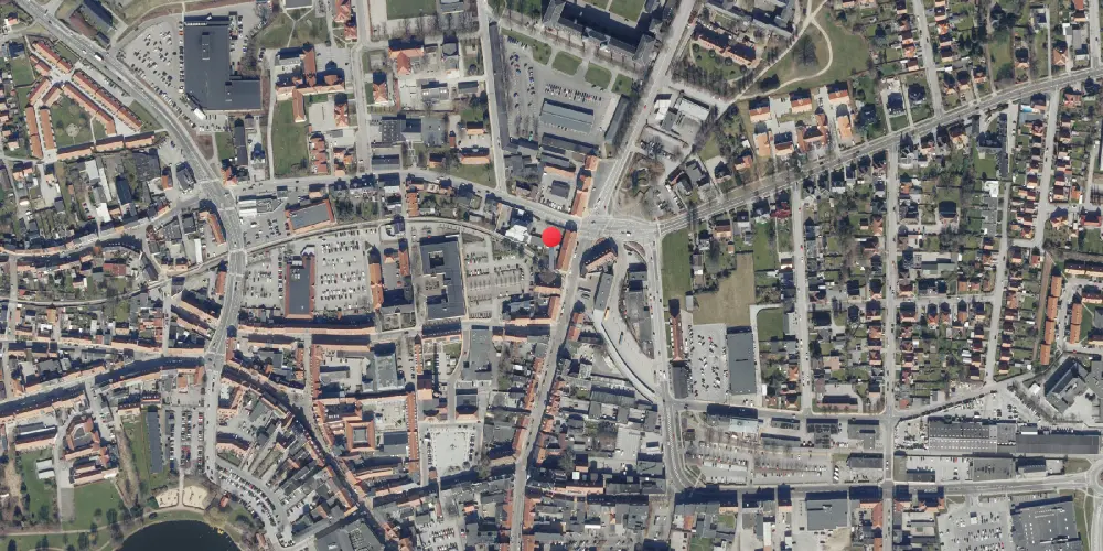 Historisk kort over Haderslev By Station Historisk kort over Haderslev By Station