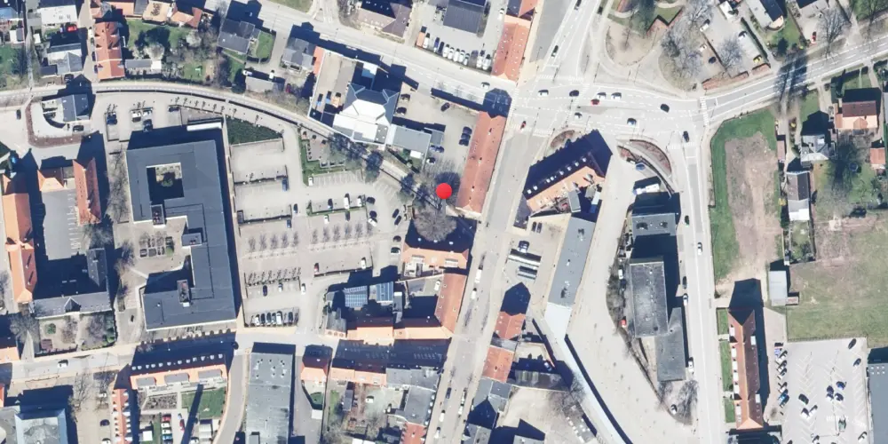 Historisk kort over Haderslev By Station Historisk kort over Haderslev By Station