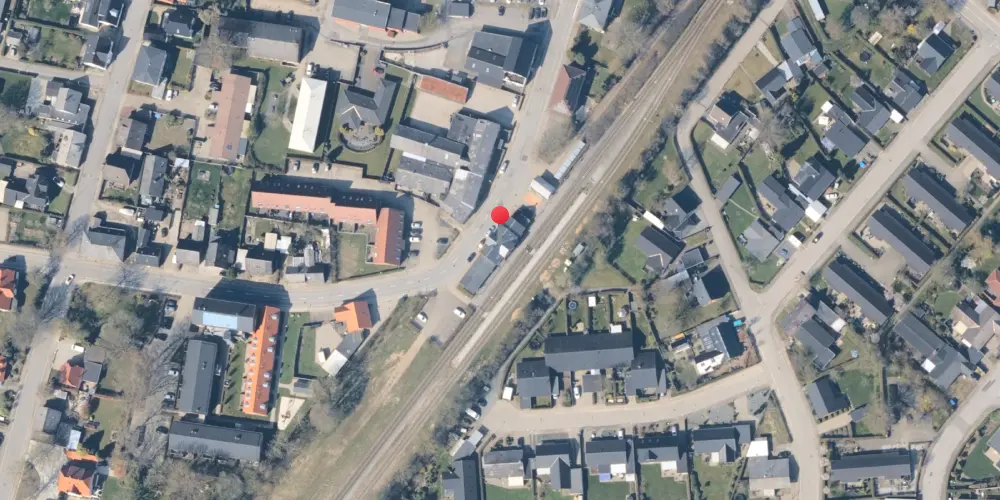 Historisk kort over Hammerum Station Historisk kort over Hammerum Station
