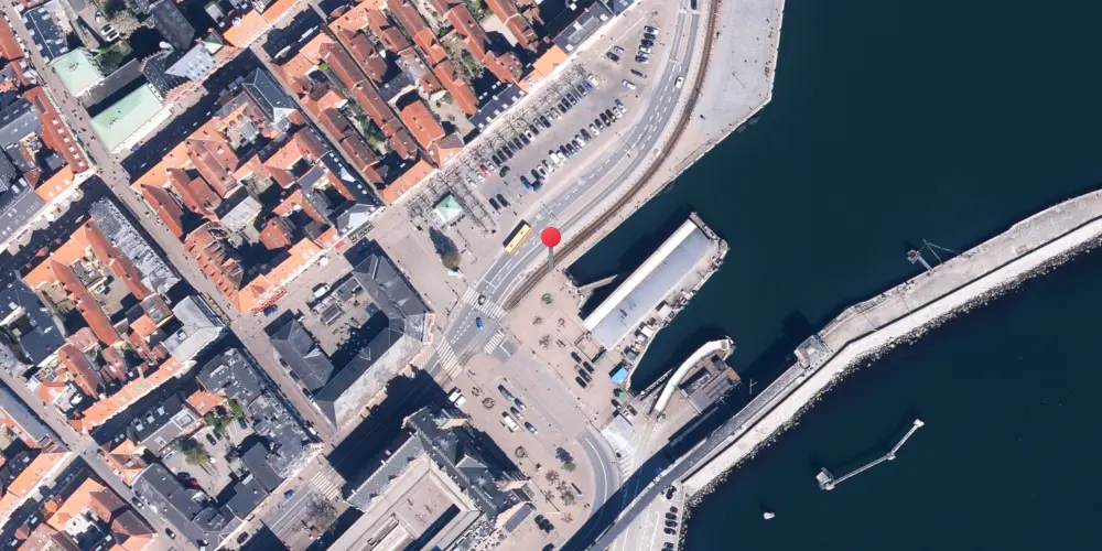 Historisk kort over Havnepladsen Trinbræt Historisk kort over Havnepladsen Trinbræt