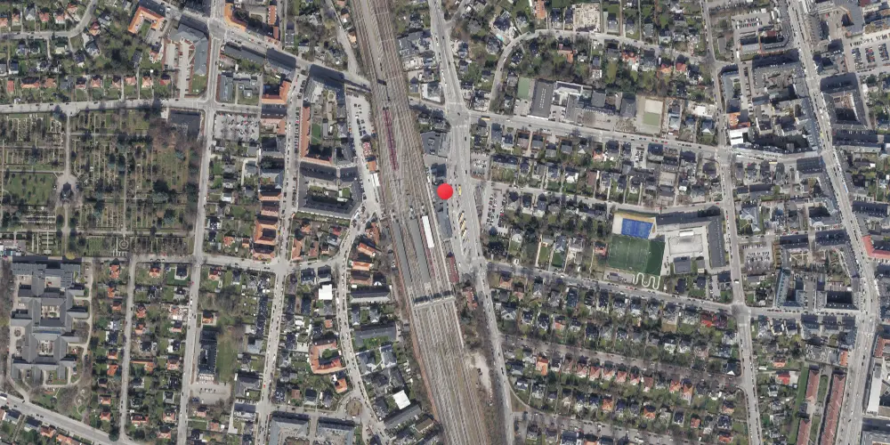 Historisk kort over Hellerup Station Historisk kort over Hellerup Station