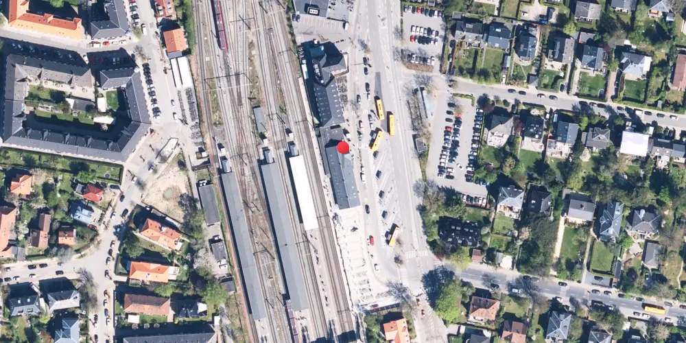 Historisk kort over Hellerup Station Historisk kort over Hellerup Station