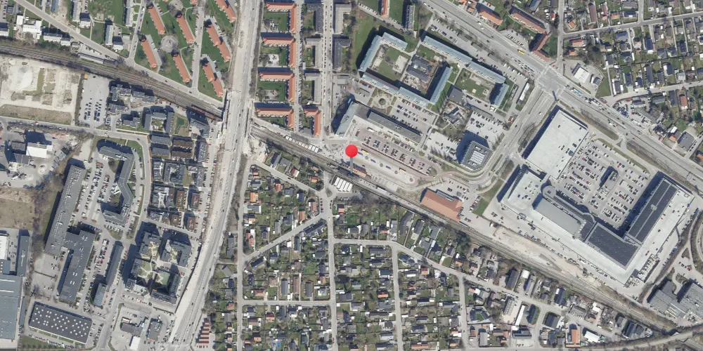 Historisk kort over Herlev Station Historisk kort over Herlev Station