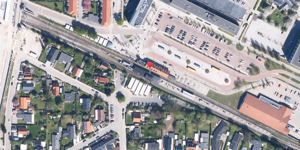 Historisk kort over Herlev Station Historisk kort over Herlev Station