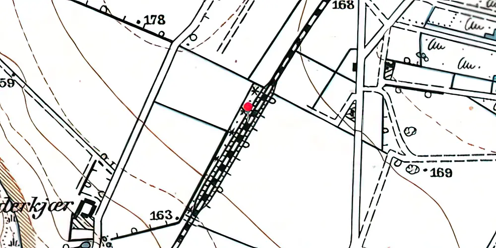 Historisk kort over Messecenter Herning Trinbræt Historisk kort over Messecenter Herning Trinbræt