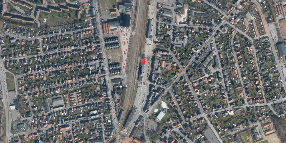 Historisk kort over Holstebro Station Historisk kort over Holstebro Station