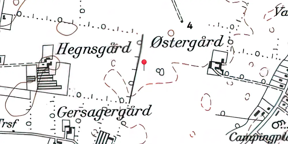 Historisk kort over Hundige Station