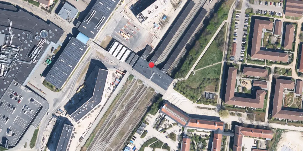 Historisk kort over Hundige S-togsstation Historisk kort over Hundige S-togsstation