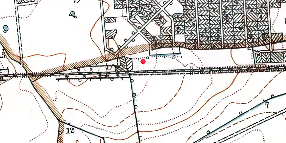 Historisk kort over Hvidovre Fjern Teknisk Station Historisk kort over Hvidovre Fjern Teknisk Station