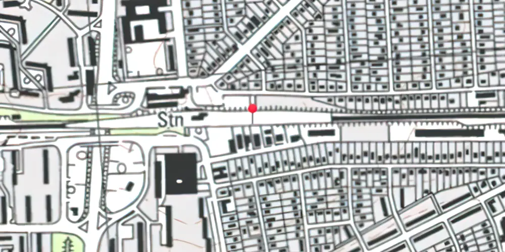 Historisk kort over Hvidovre Fjern Teknisk Station Historisk kort over Hvidovre Fjern Teknisk Station