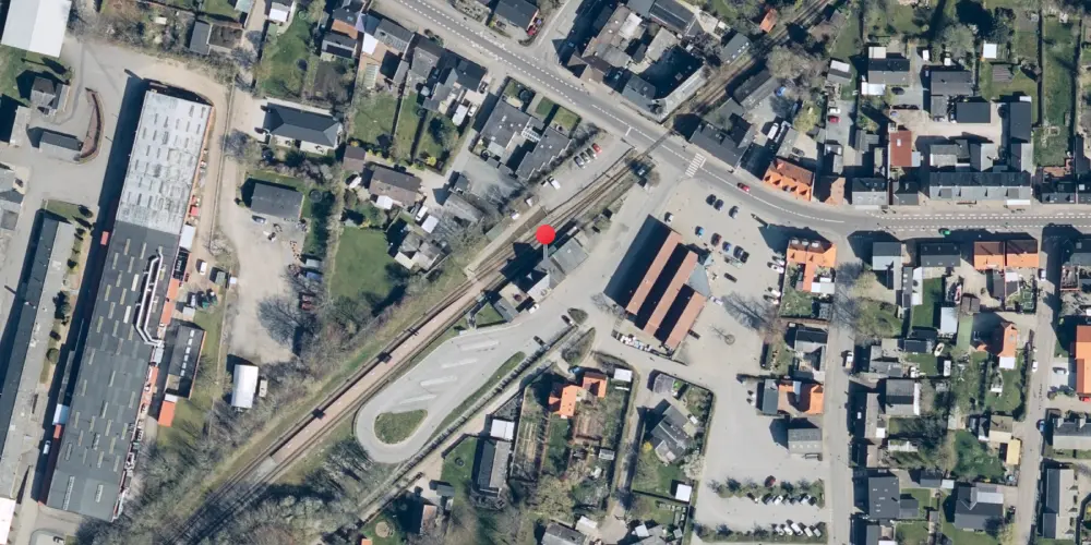 Historisk kort over Karise Station Historisk kort over Karise Station
