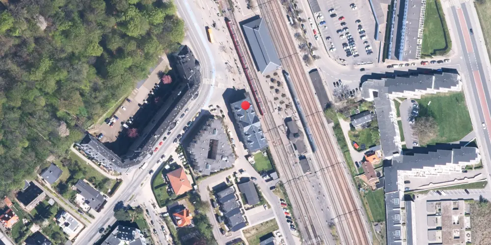Historisk kort over Klampenborg Station Historisk kort over Klampenborg Station