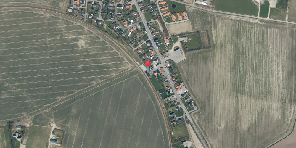 Historisk kort over Klinkby Station Historisk kort over Klinkby Station