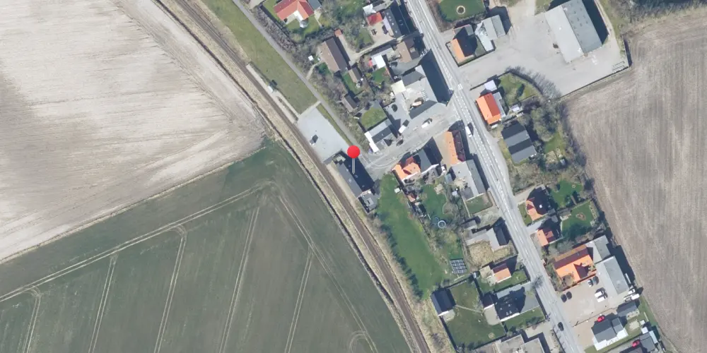 Historisk kort over Klinkby Station Historisk kort over Klinkby Station