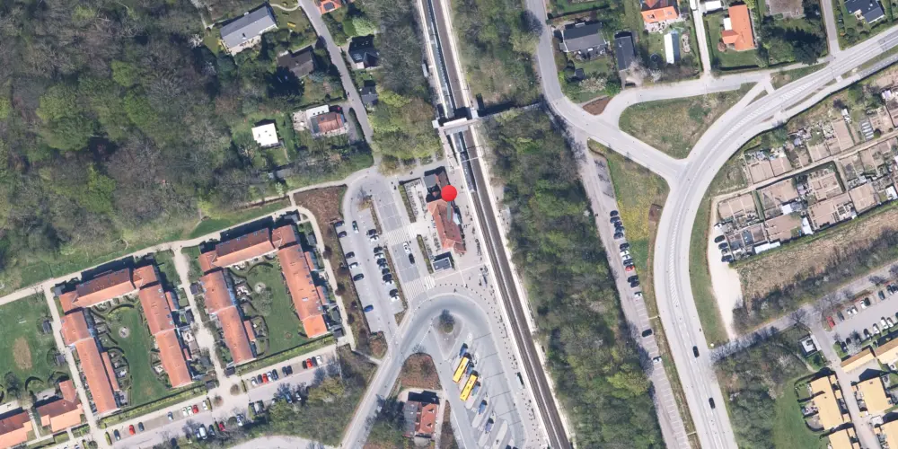 Historisk kort over Kokkedal Station Historisk kort over Kokkedal Station
