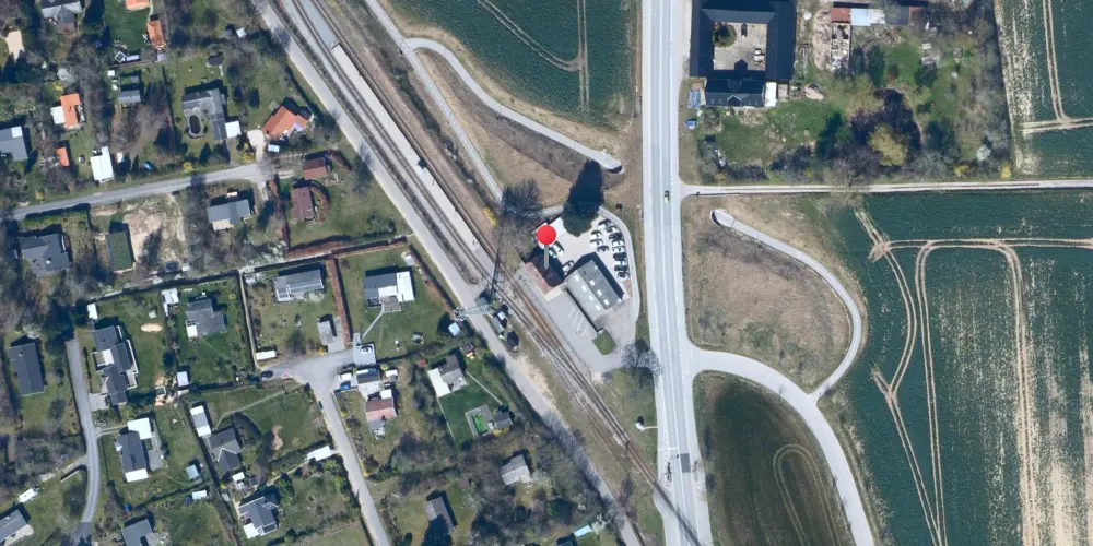 Historisk kort over Kregme Station Historisk kort over Kregme Station