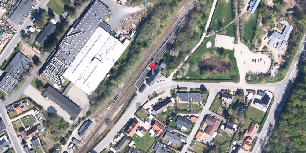Historisk kort over Kvistgård Station Historisk kort over Kvistgård Station