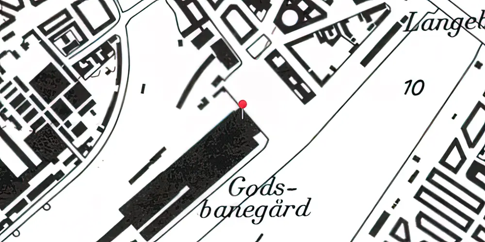 Historisk kort over København Godsbanegård Historisk kort over København Godsbanegård