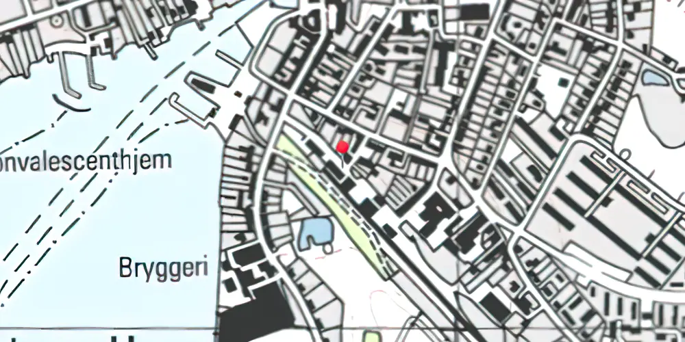 Historisk kort over Skælskør Station Historisk kort over Skælskør Station