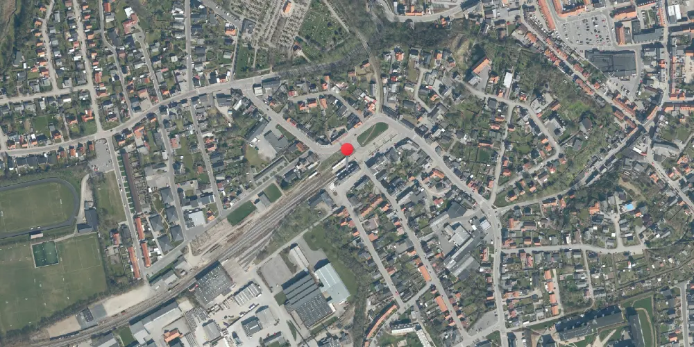 Historisk kort over Lemvig Station Historisk kort over Lemvig Station