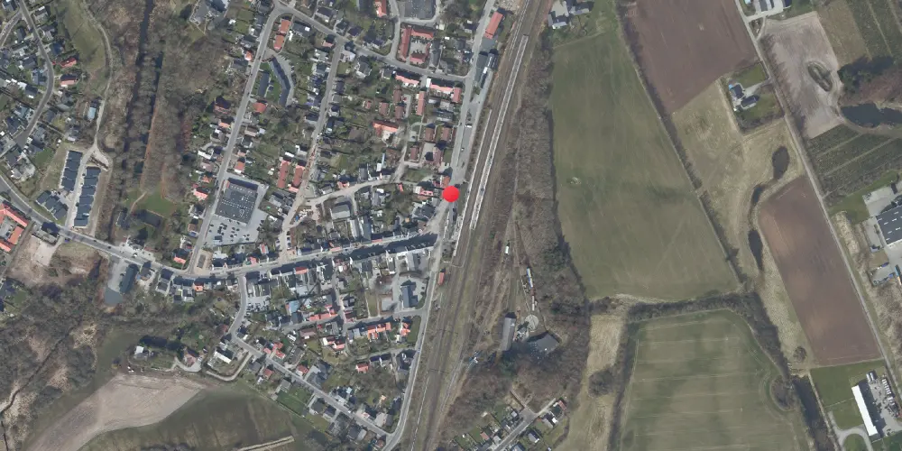 Historisk kort over Lunderskov Station Historisk kort over Lunderskov Station