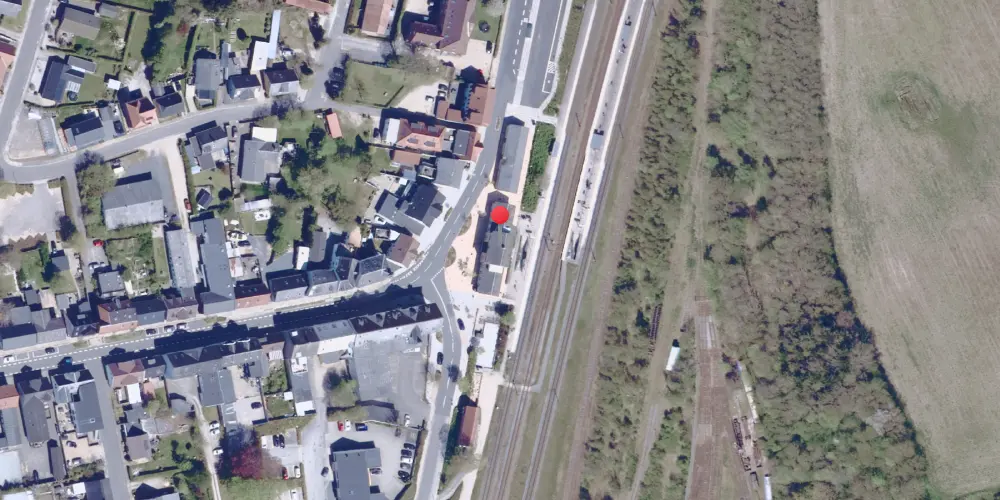 Historisk kort over Lunderskov Station Historisk kort over Lunderskov Station