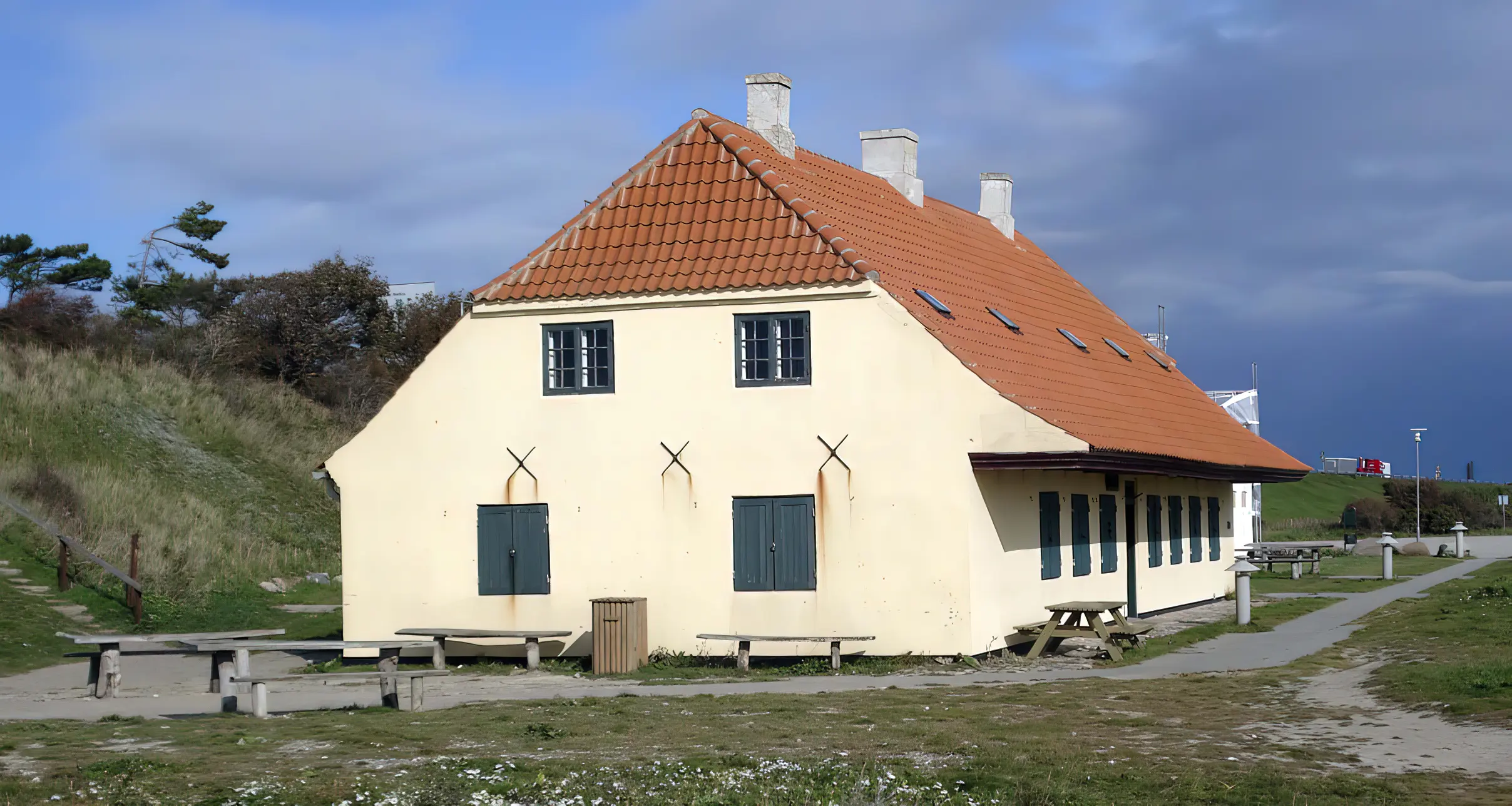 Billede af Halsskov Isbådsstation.