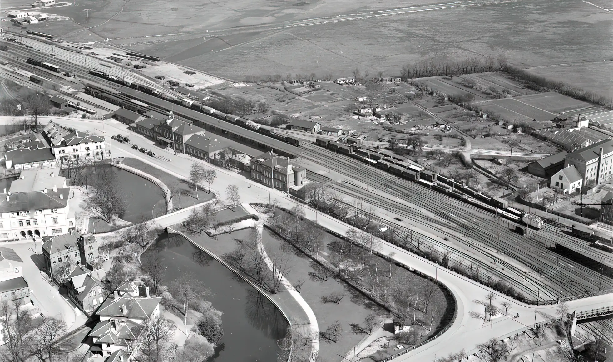 Billede af Nyborg Station.