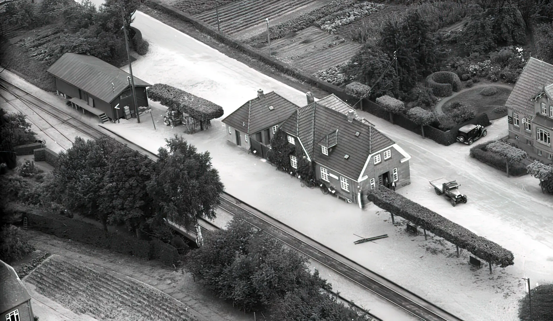 Billede af Harndrup Station.