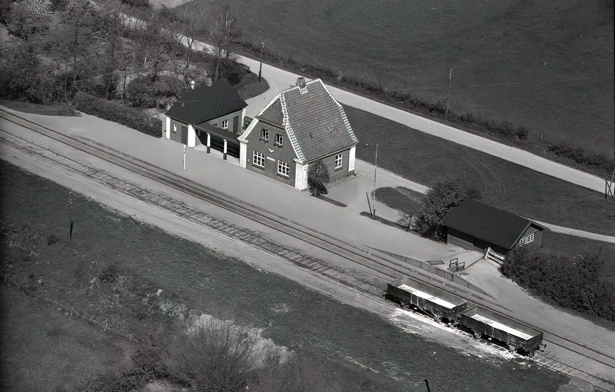 Billede af Krogsbjerg Station. Billede af Krogsbjerg Station.