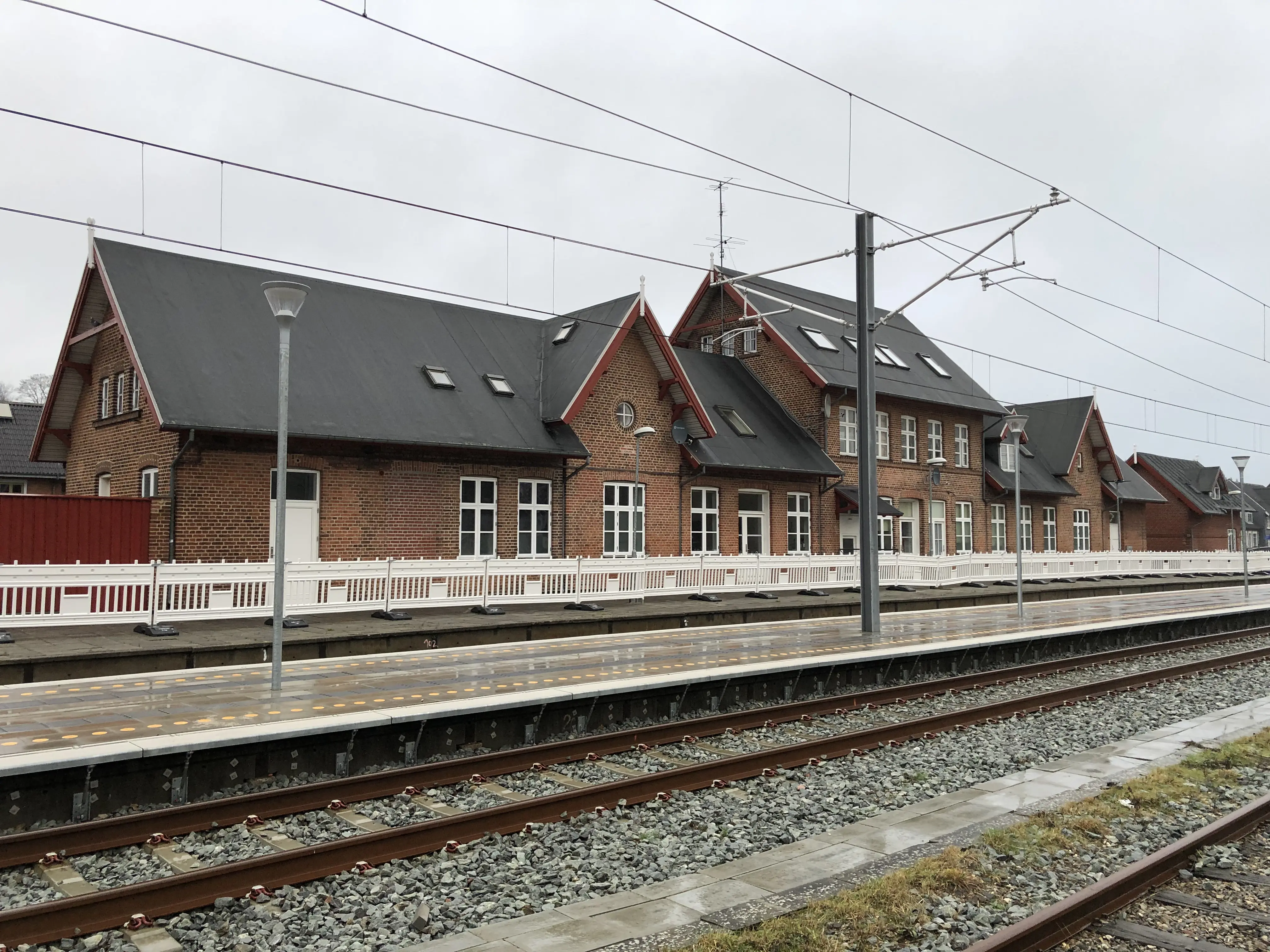 Billede af Ryomgård Station. Billede af Ryomgård Station.