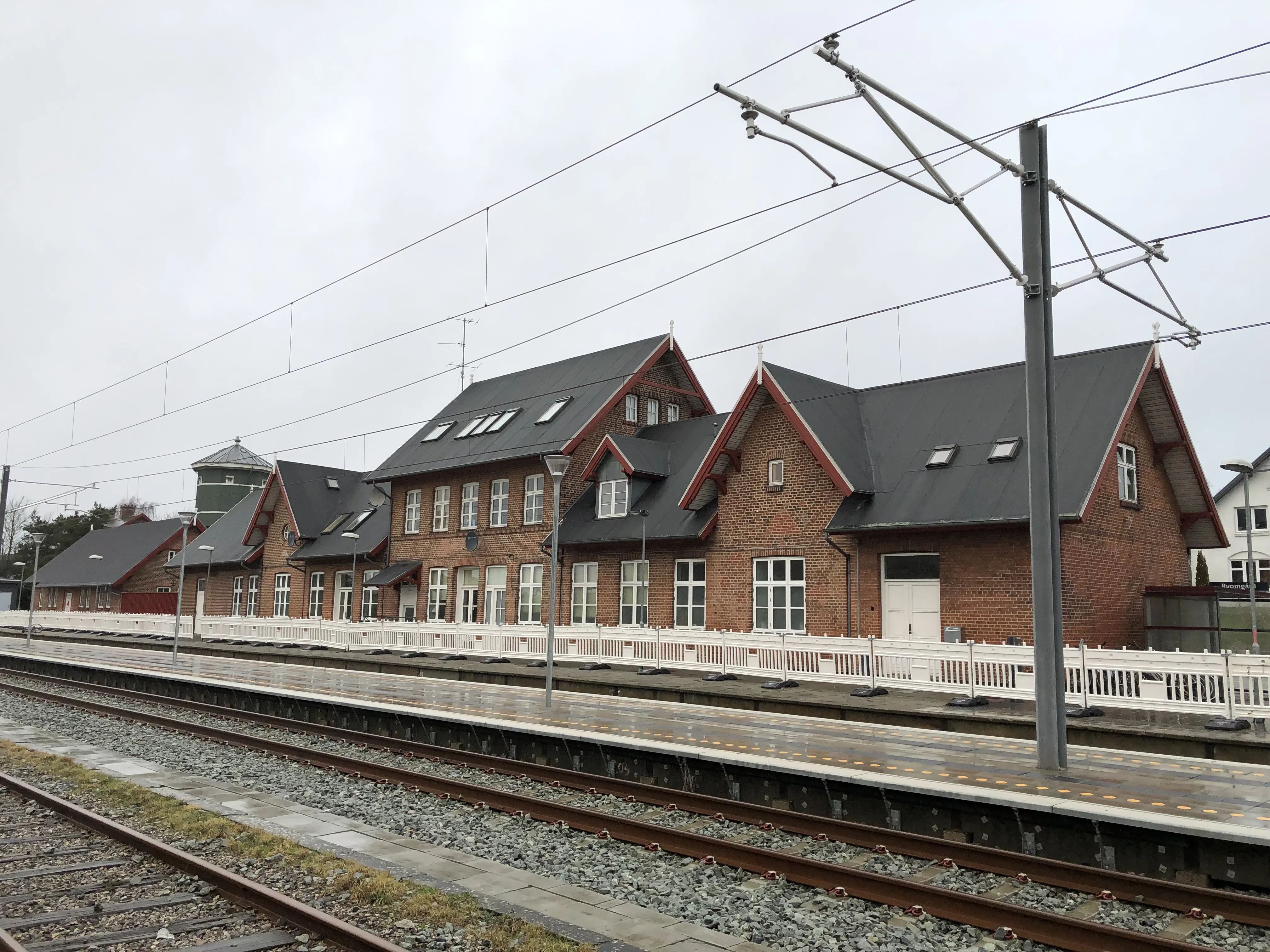 Billede af Ryomgård Station. Billede af Ryomgård Station.