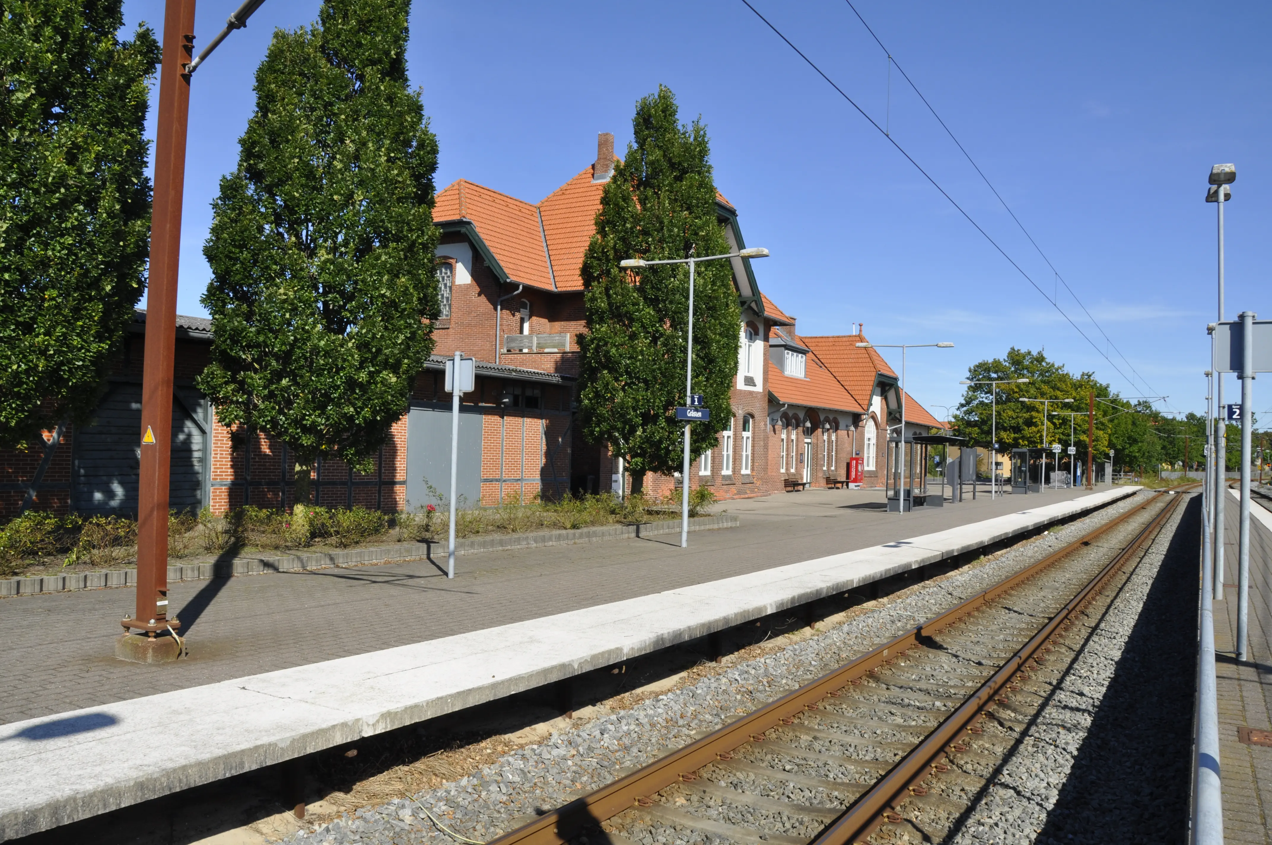 Billede af Gråsten Station.