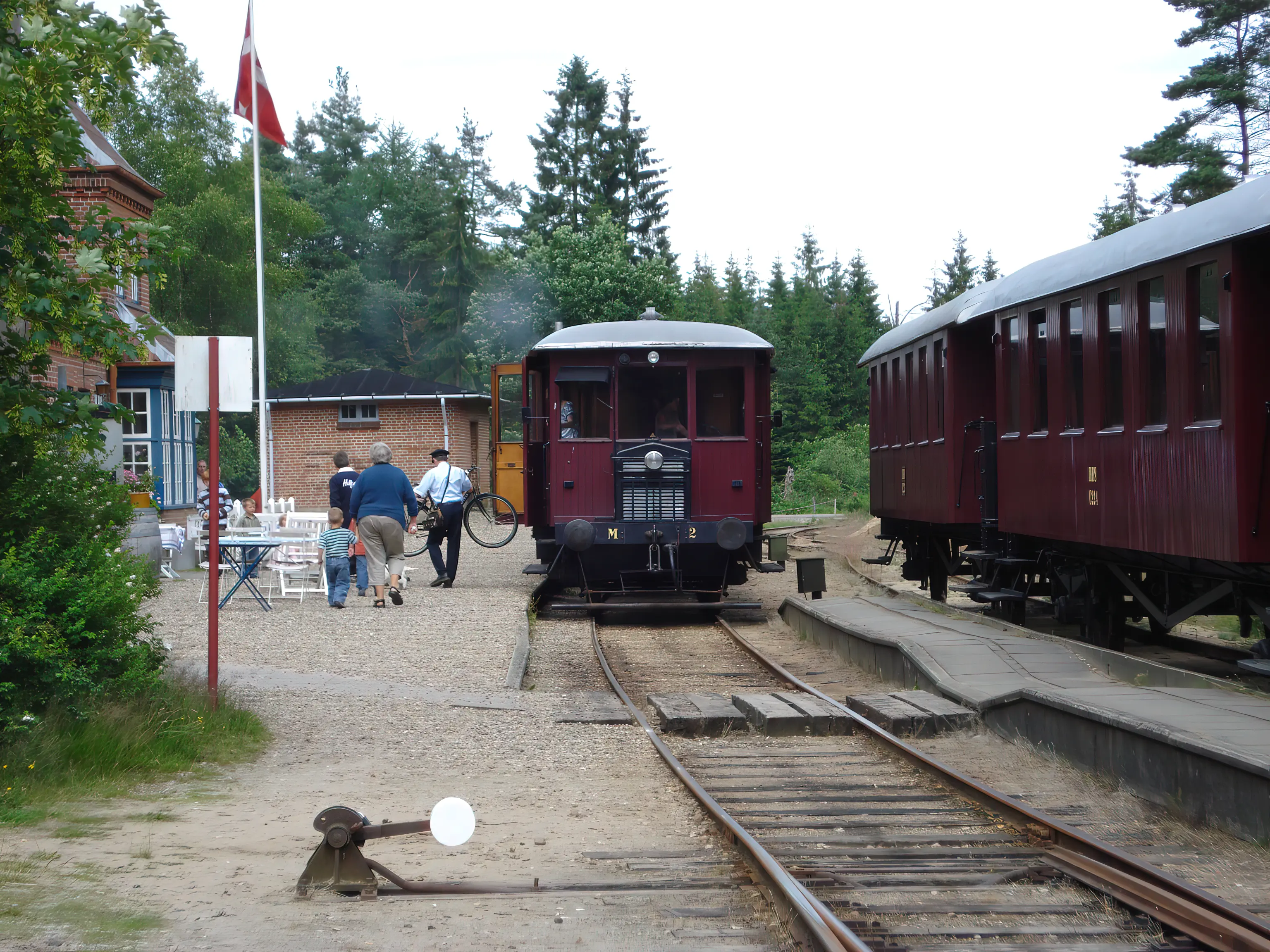 Billede af Vrads Station. Billede af Vrads Station.