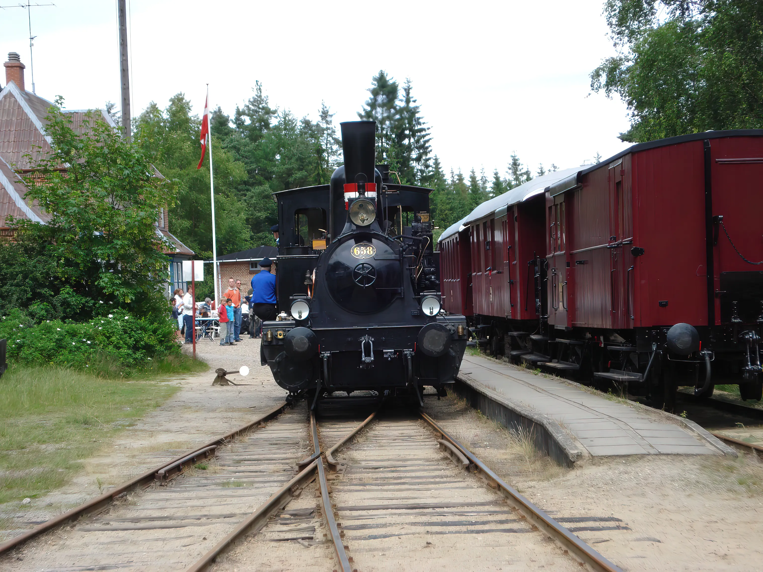Billede af Vrads Station. Billede af Vrads Station.