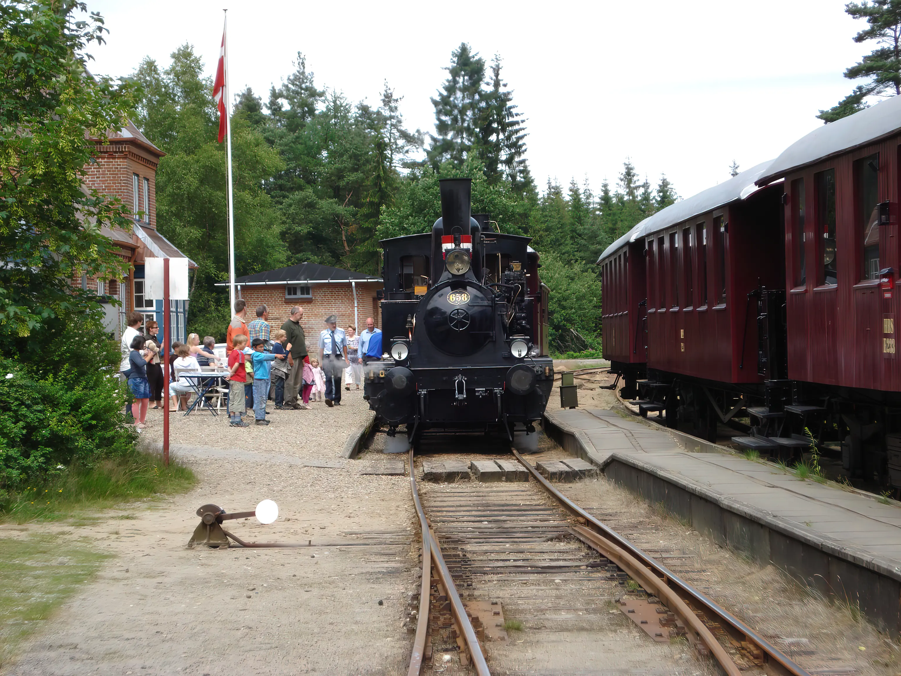 Billede af Vrads Station. Billede af Vrads Station.