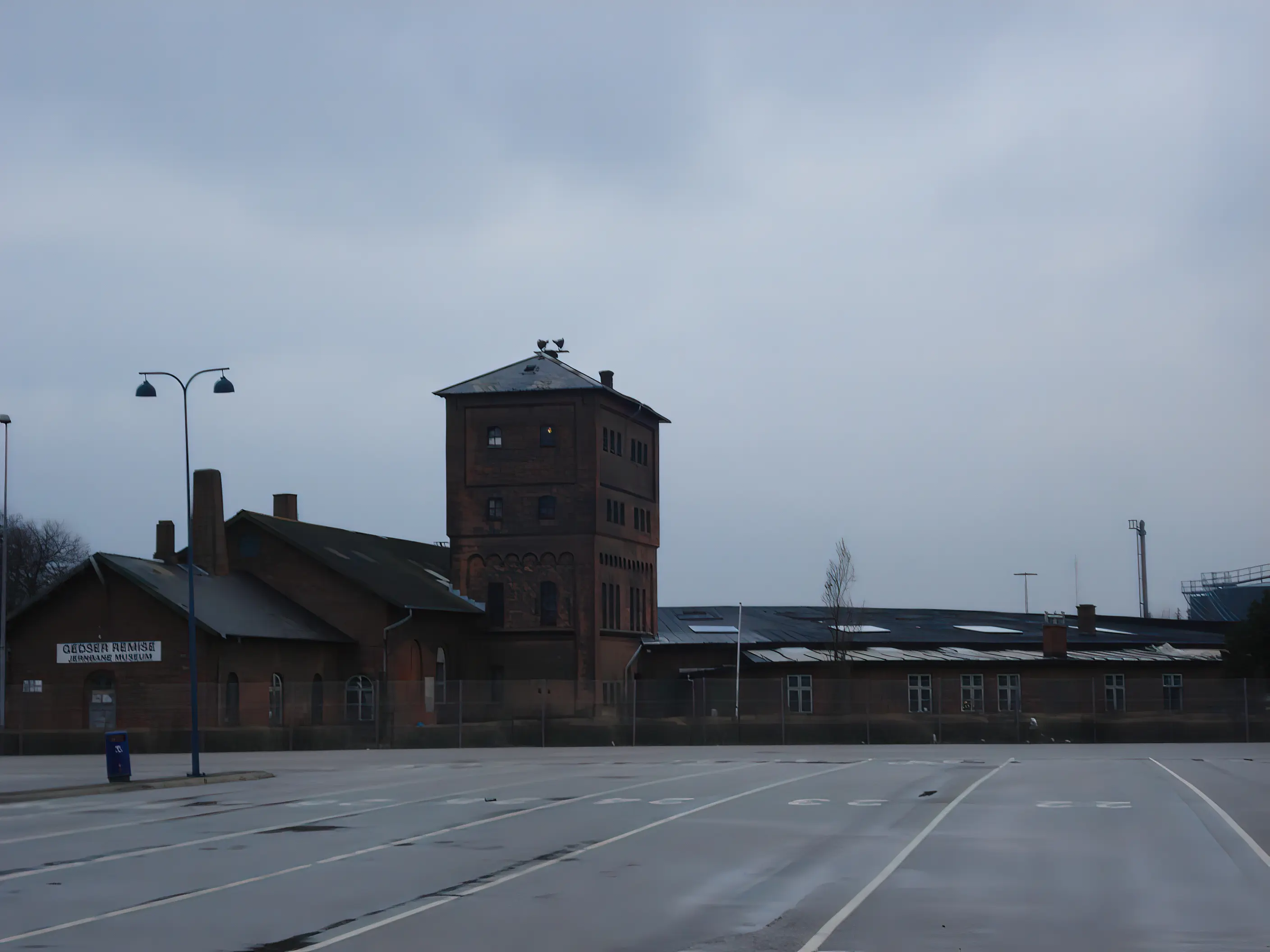 Billede af remiseområdet ved Gedser Station. Billede af remiseområdet ved Gedser Station.
