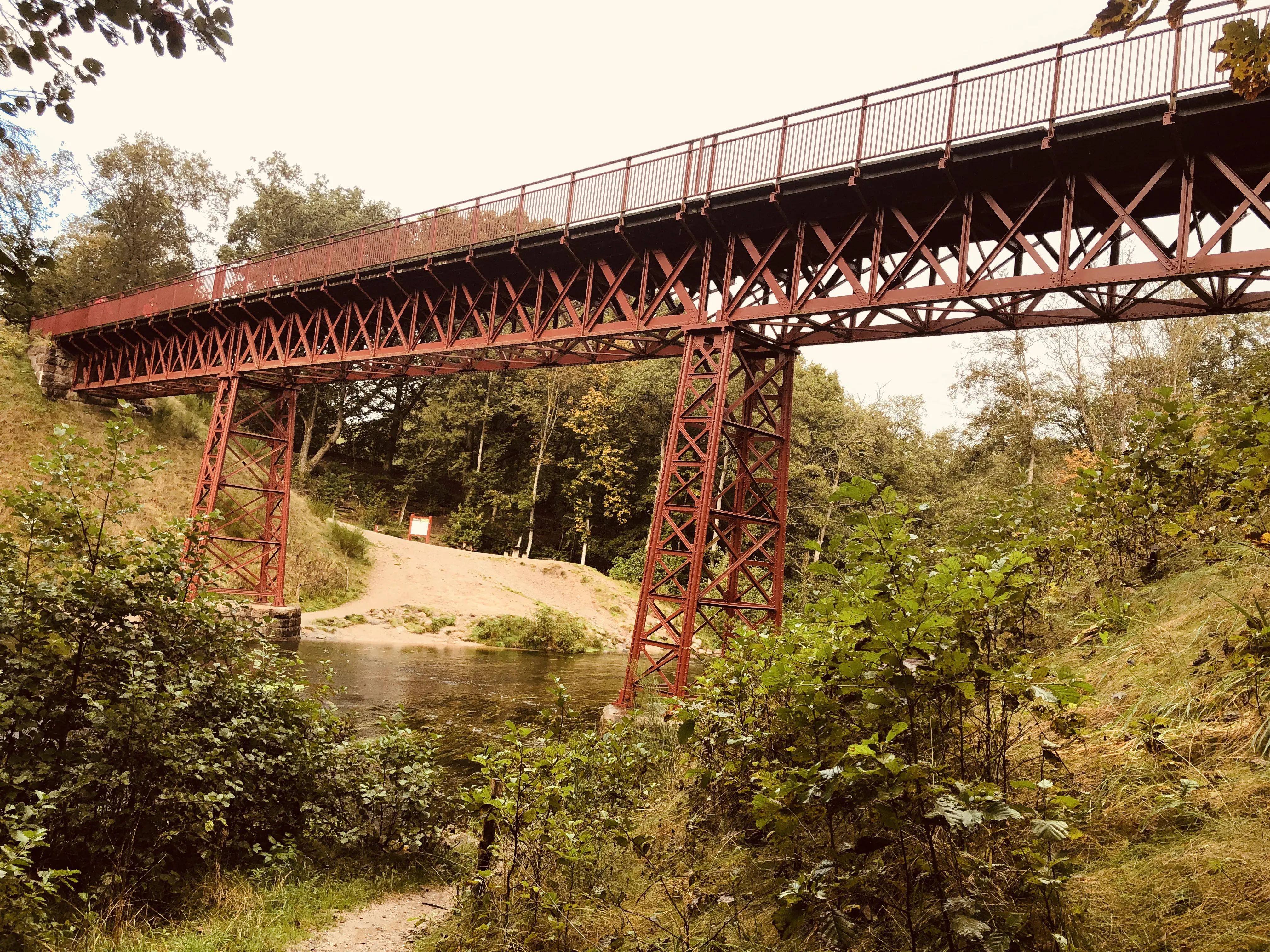 Billede af den Genfundne Bro ved Gammelstrup Station.