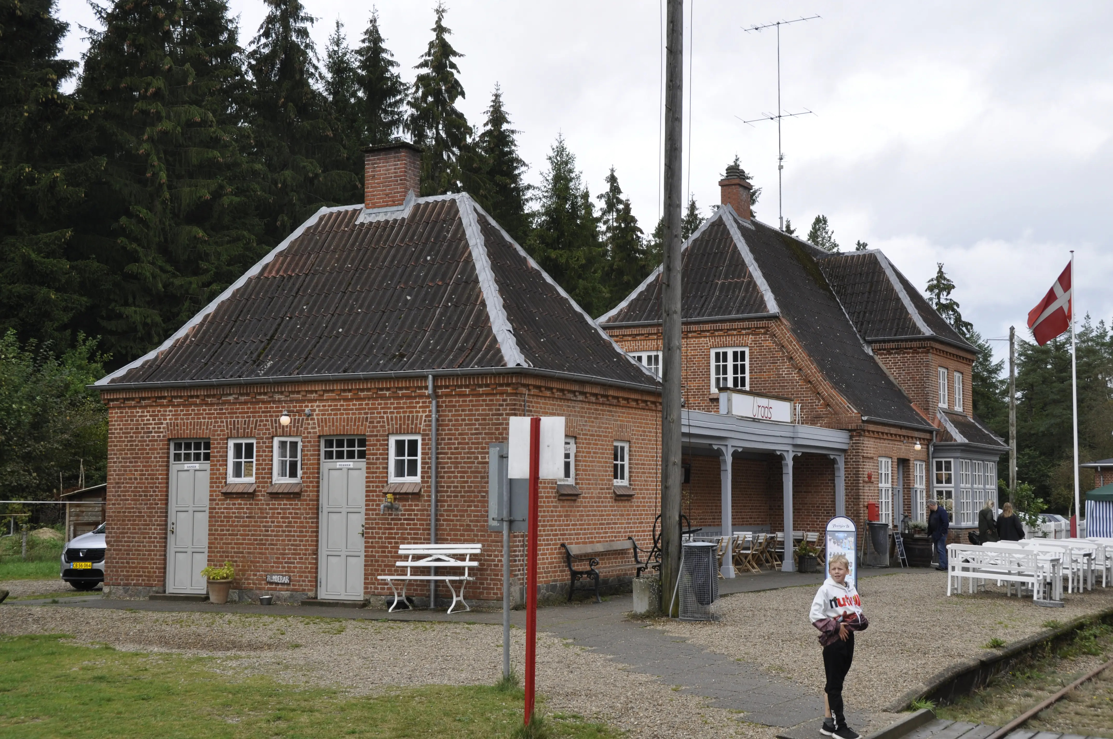 Billede af Vrads Station. Billede af Vrads Station.