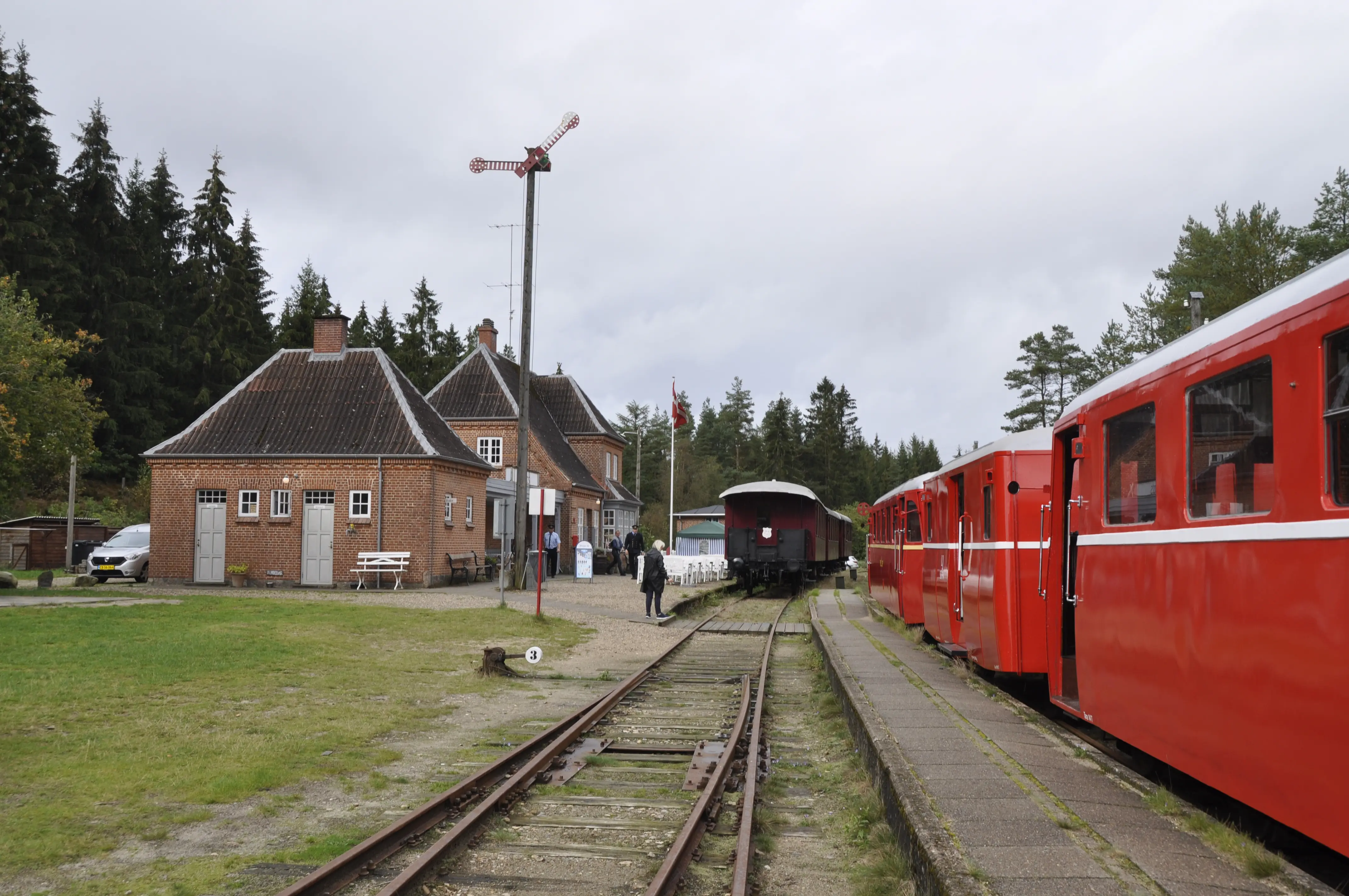 Billede af Vrads Station. Billede af Vrads Station.